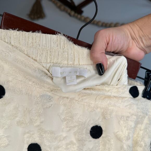 Anthropologie Eri + Ali Andrea Textured Polka Dot Midi Skirt - Picture 5 of 5